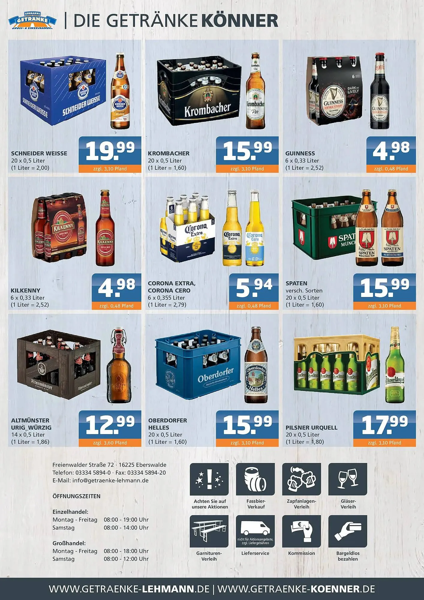 Getränke Lehmann Prospekt von 15. März bis 28. März 2026 - Prospekt seite 4