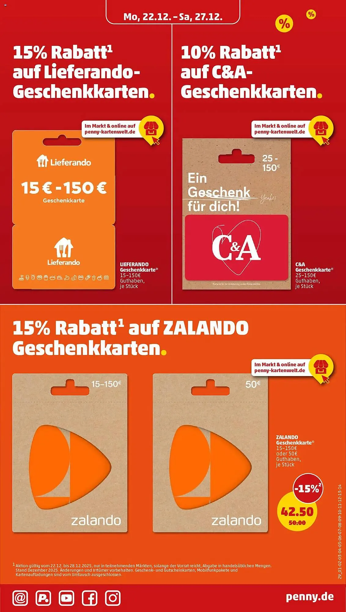 PENNY Prospekt von 22. Dezember bis 27. Dezember 2025 - Prospekt seite 33