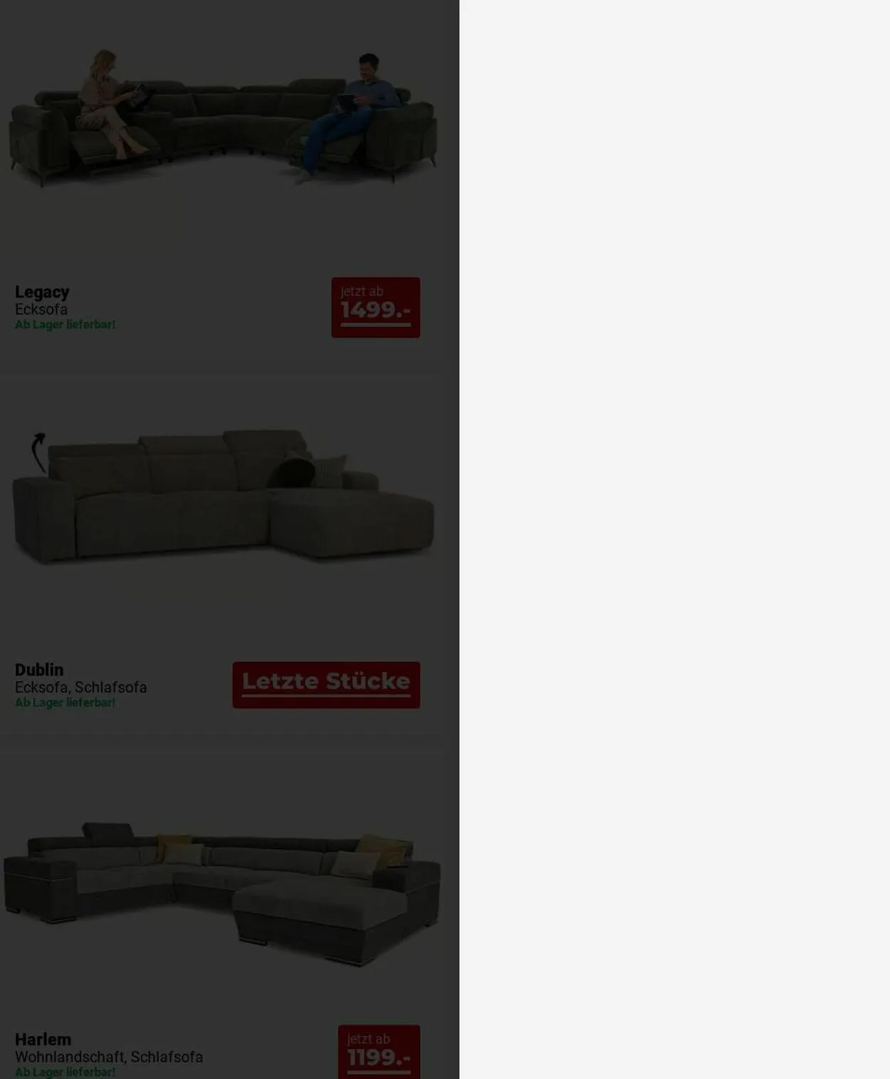 Seats and Sofas von 1. Dezember bis 10. Dezember 2025 - Prospekt seite 4