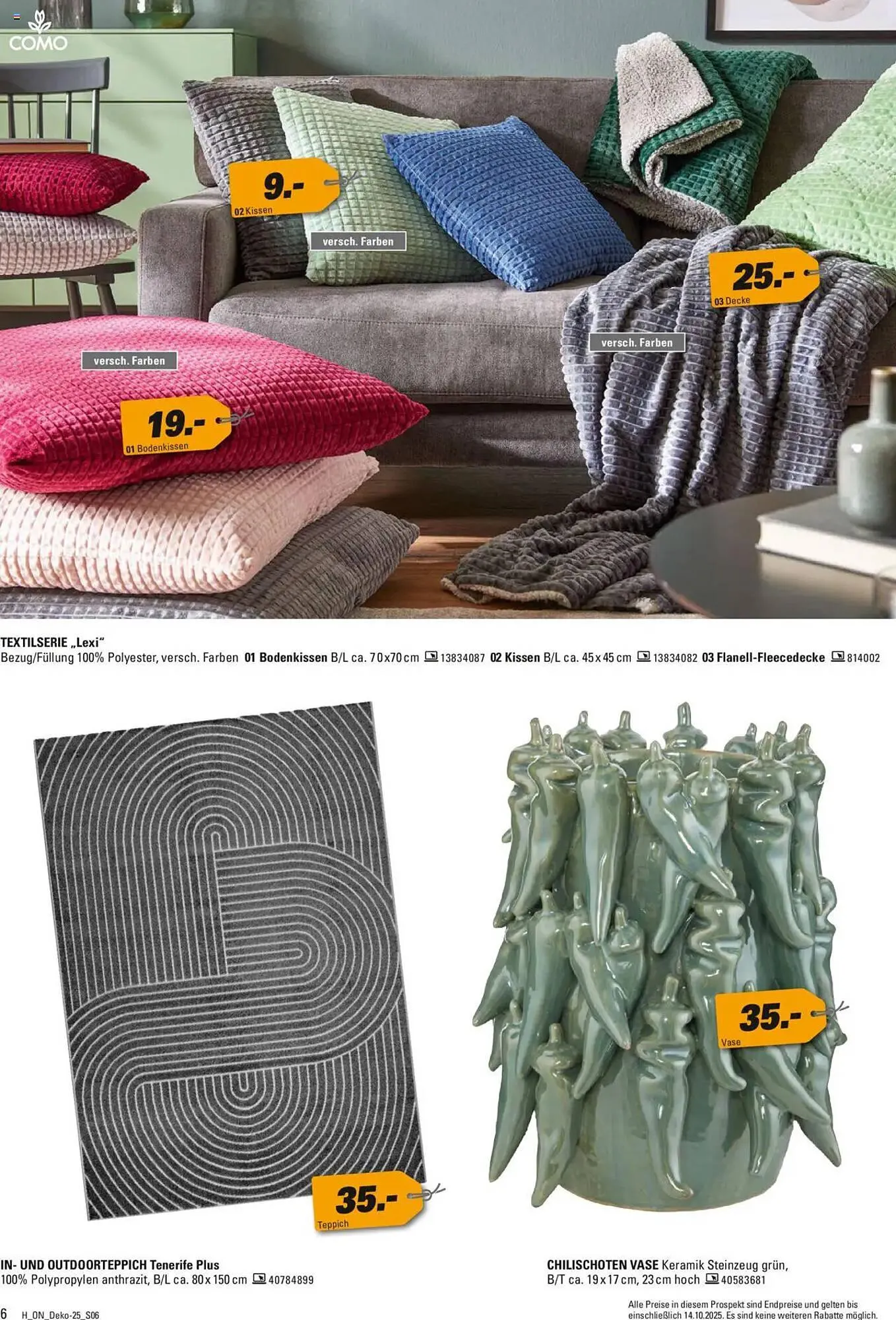 Höffner Prospekt von 1. Oktober bis 14. Oktober 2025 - Prospekt seite 6