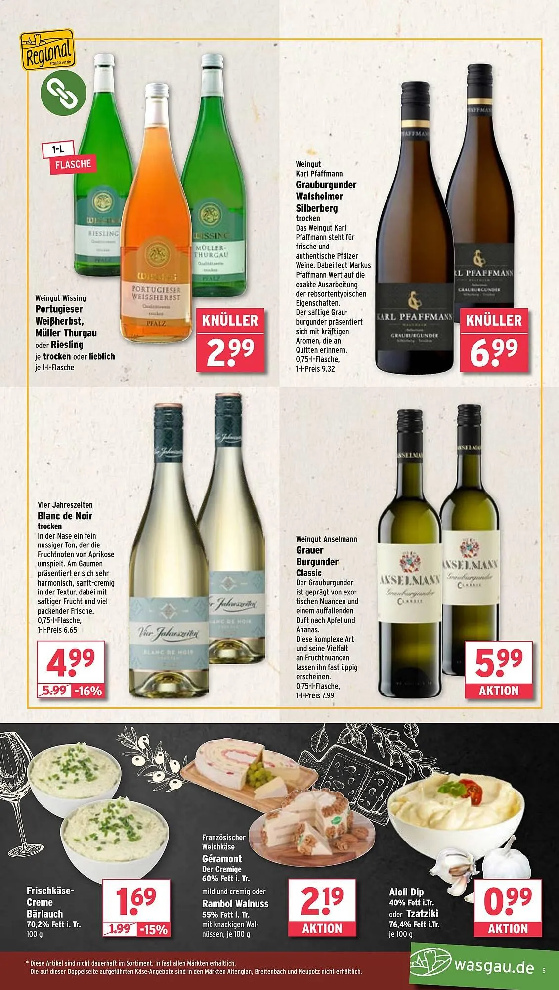 Wasgau Prospekt von 16. Juni bis 21. Juni 2025 - Prospekt seite 5