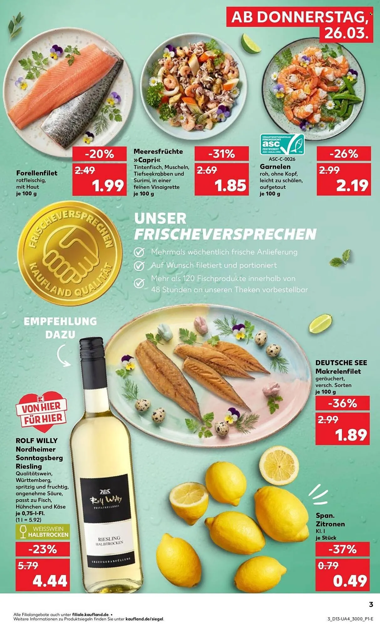 Kaufland Prospekt von 26. März bis 1. April 2026 - Prospekt seite 3