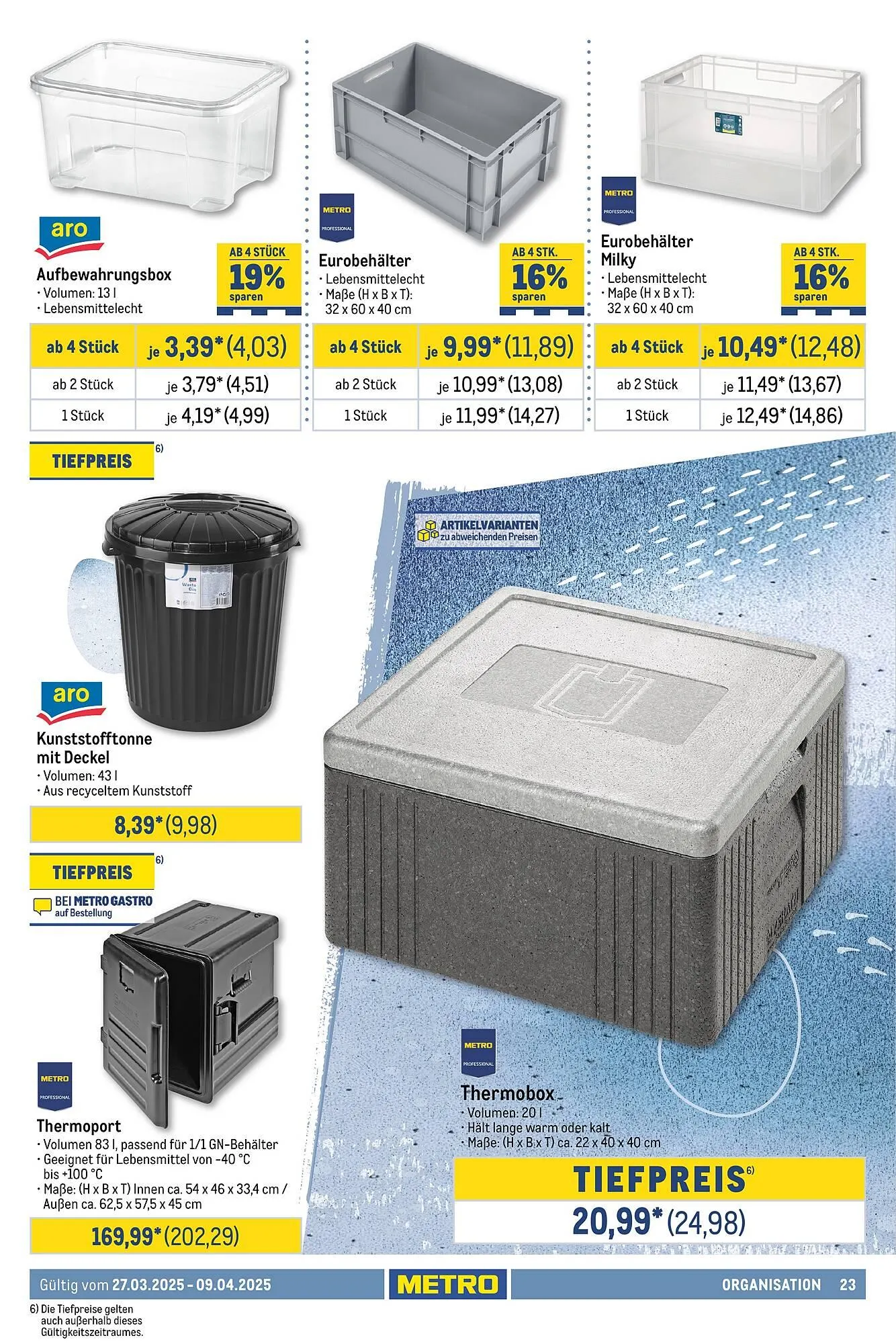 METRO Prospekt von 27. März bis 9. April 2025 - Prospekt seite 23