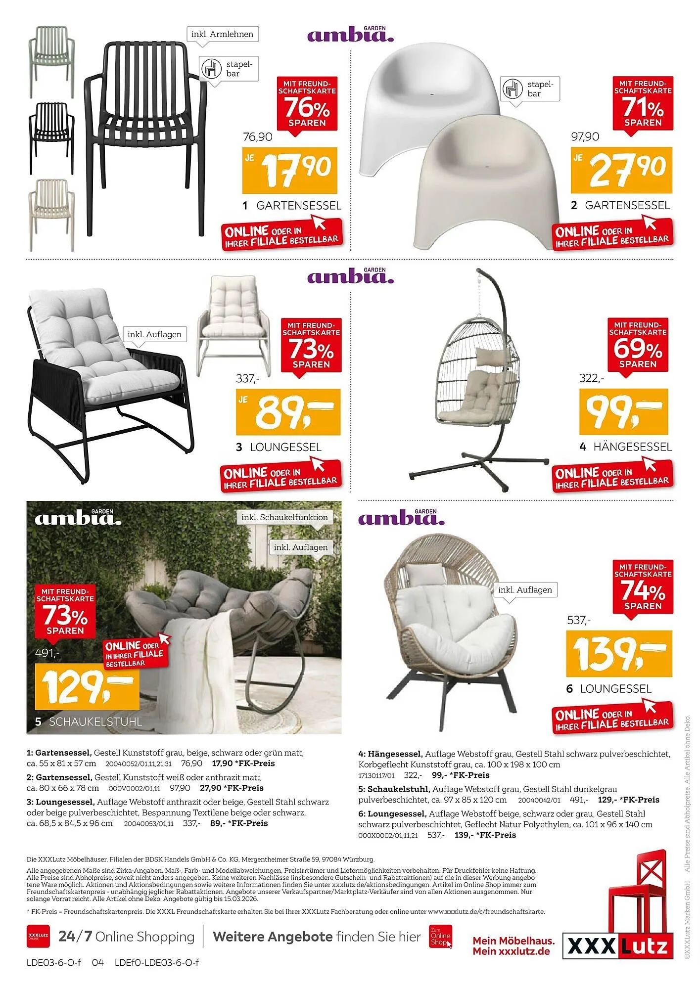 XXXLutz Prospekt von 2. März bis 15. März 2026 - Prospekt seite 4