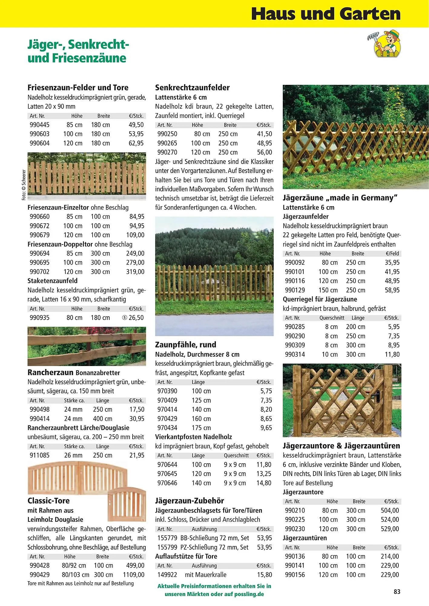 Holz Possling Prospekt von 2. Mai bis 31. Juli 2025 - Prospekt seite 83