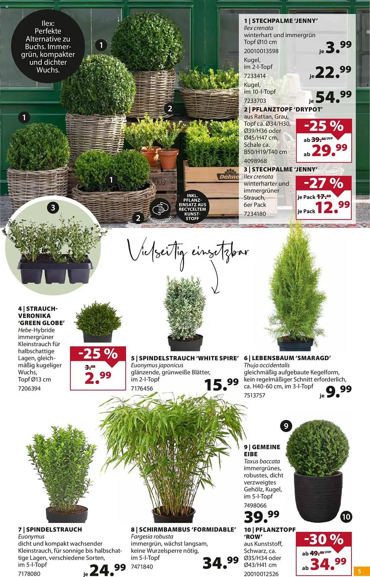 Dehner Prospekt von 23. April bis 28. April 2025 - Prospekt seite 5