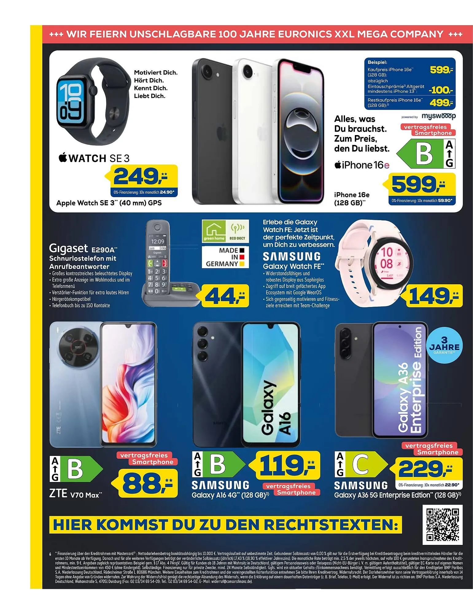 Euronics XXL Prospekt von 3. Dezember bis 9. Dezember 2025 - Prospekt seite 6
