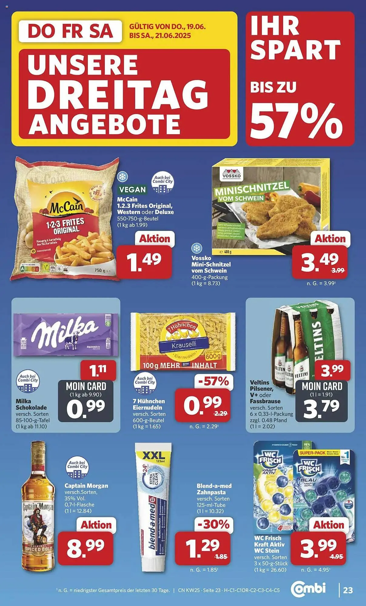 Combi Prospekt von 16. Juni bis 21. Juni 2025 - Prospekt seite 33