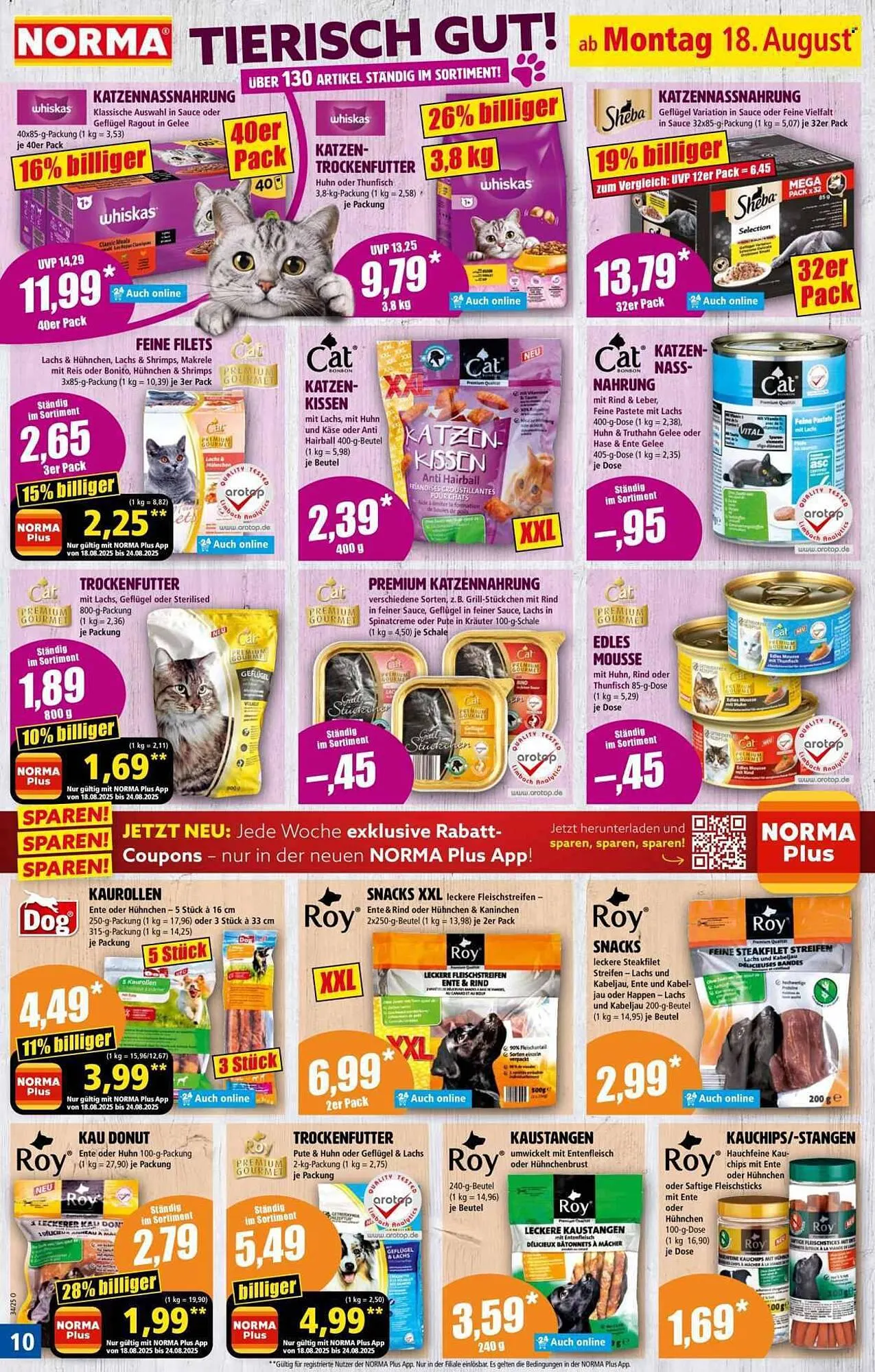 Norma Prospekt von 18. August bis 24. August 2025 - Prospekt seite 10