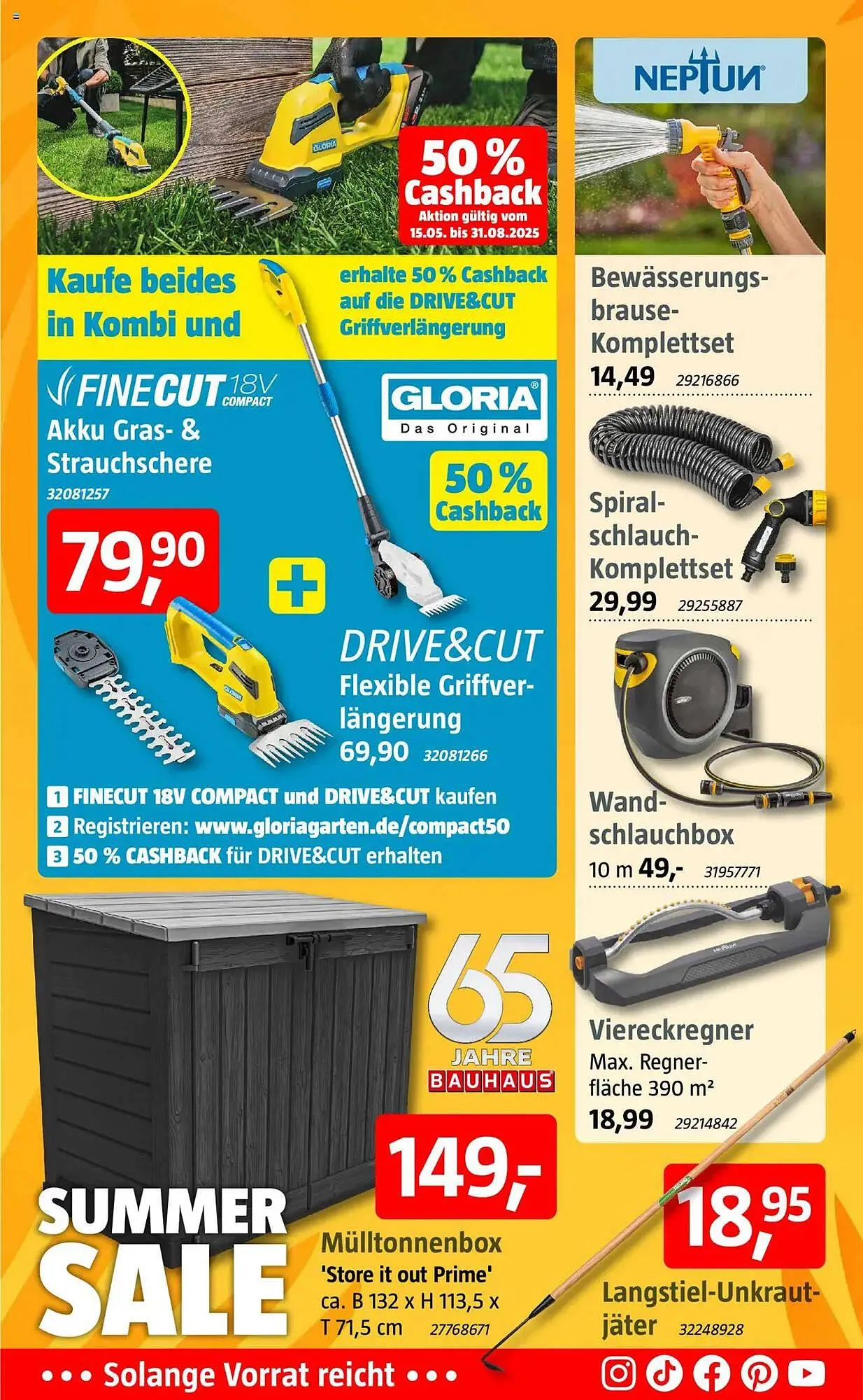 Bauhaus Prospekt von 20. Juli bis 9. August 2025 - Prospekt seite 6