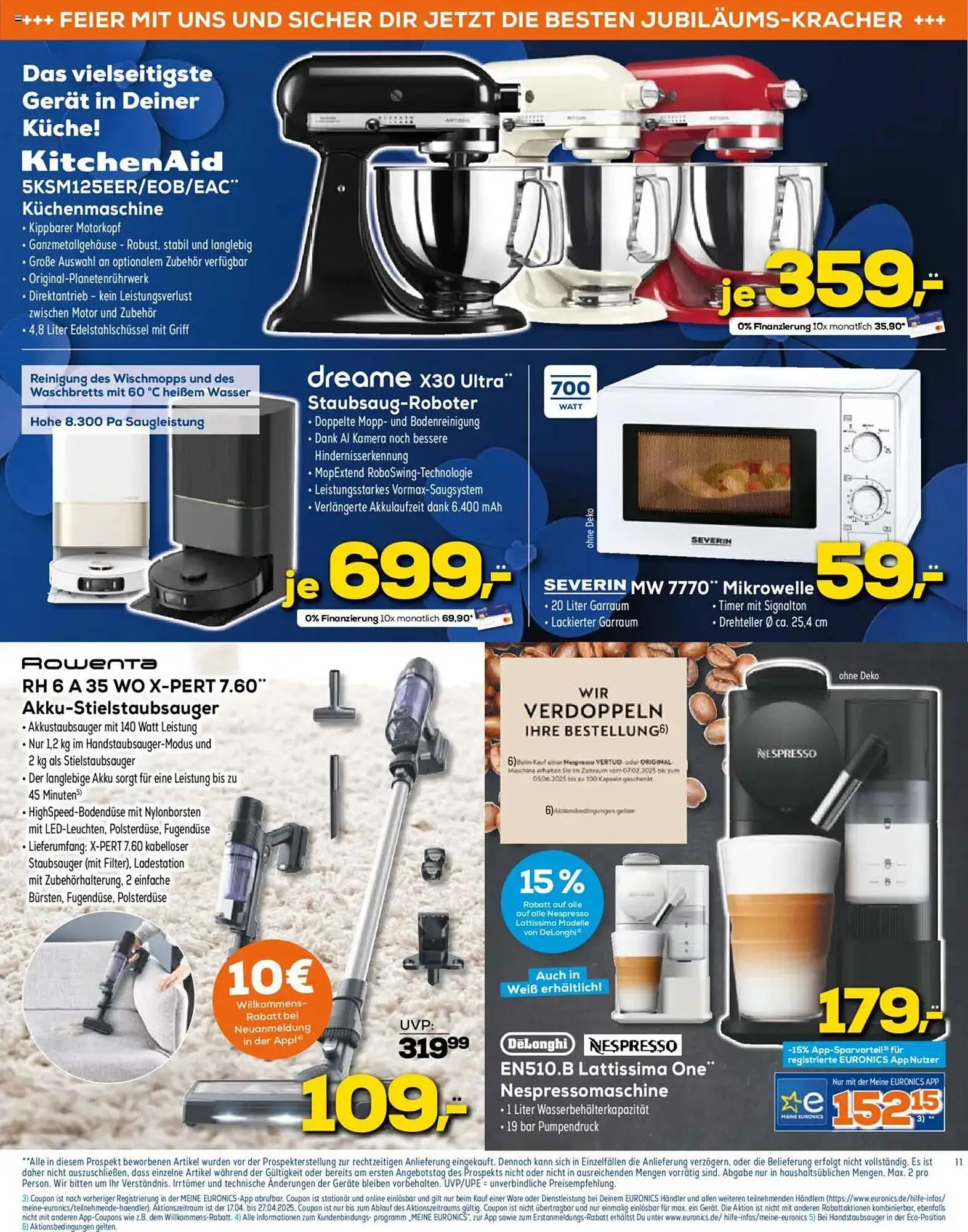 Euronics Prospekt von 16. April bis 22. April 2025 - Prospekt seite 11