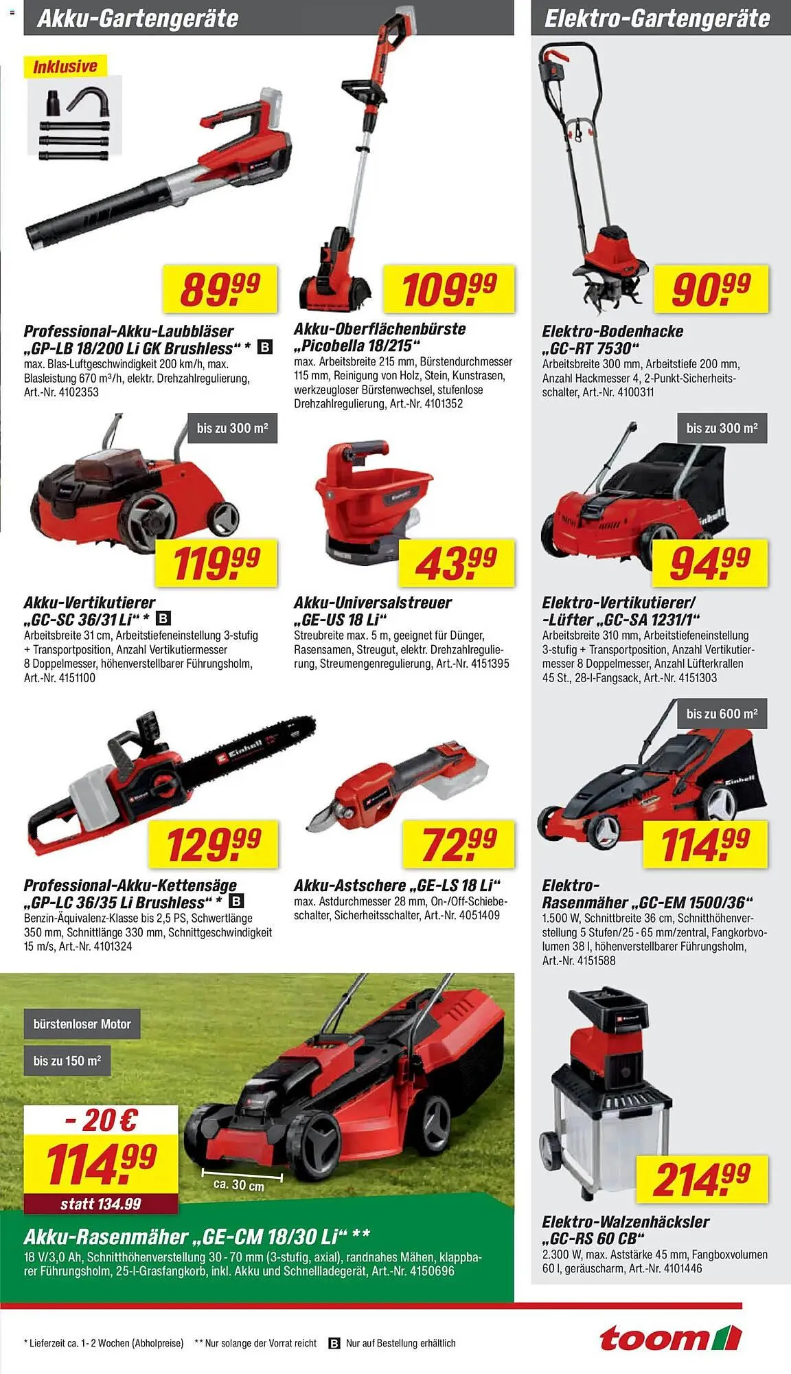 Toom Baumarkt Prospekt von 4. April bis 10. April 2026 - Prospekt seite 13