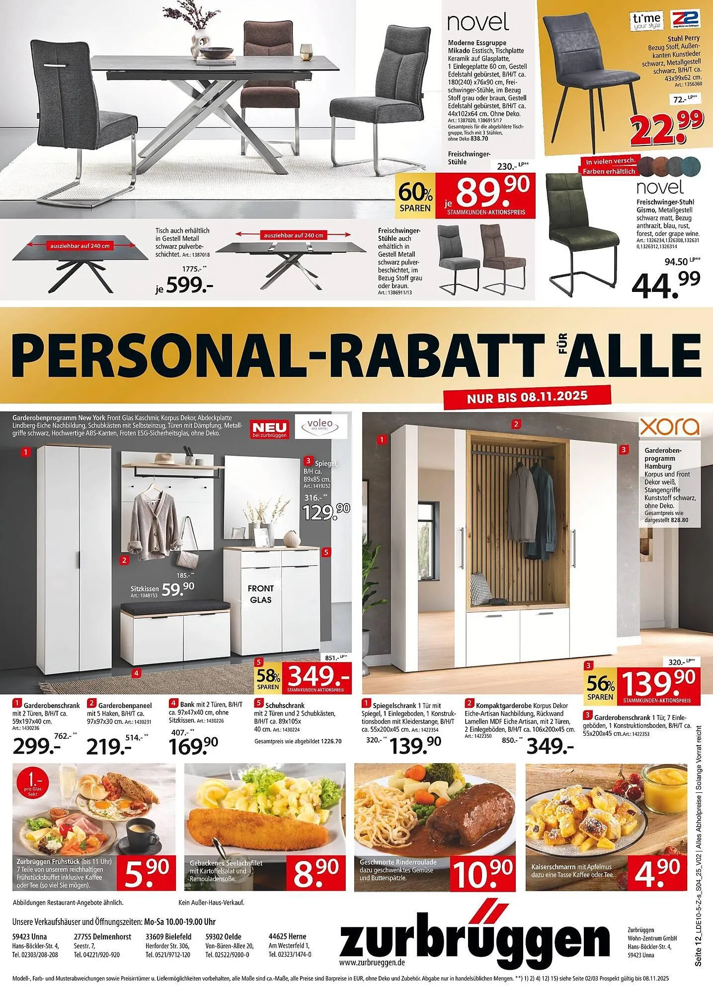 Zurbrüggen Prospekt von 1. November bis 8. November 2025 - Prospekt seite 12
