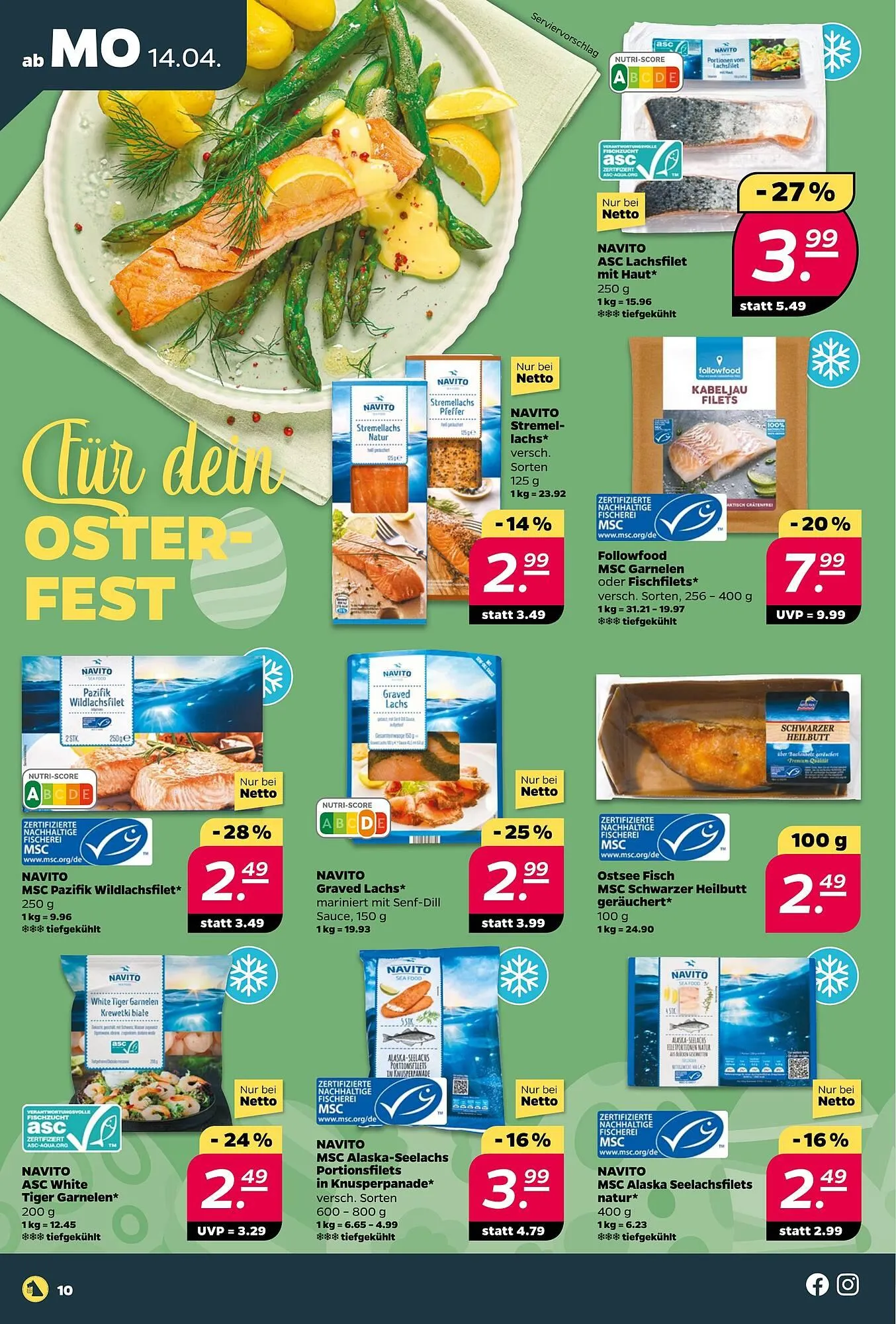 NETTO Prospekt von 14. April bis 19. April 2025 - Prospekt seite 10