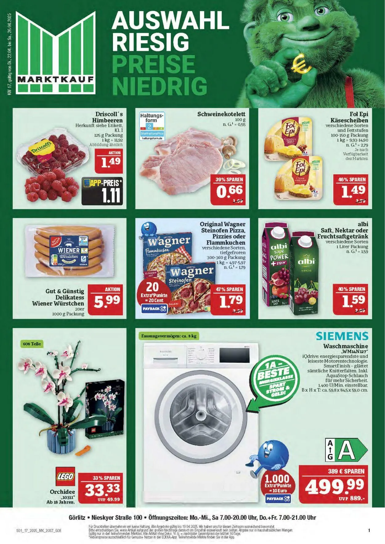 Marktkauf - Görlitz von 22. April bis 26. April 2025 - Prospekt seite 1