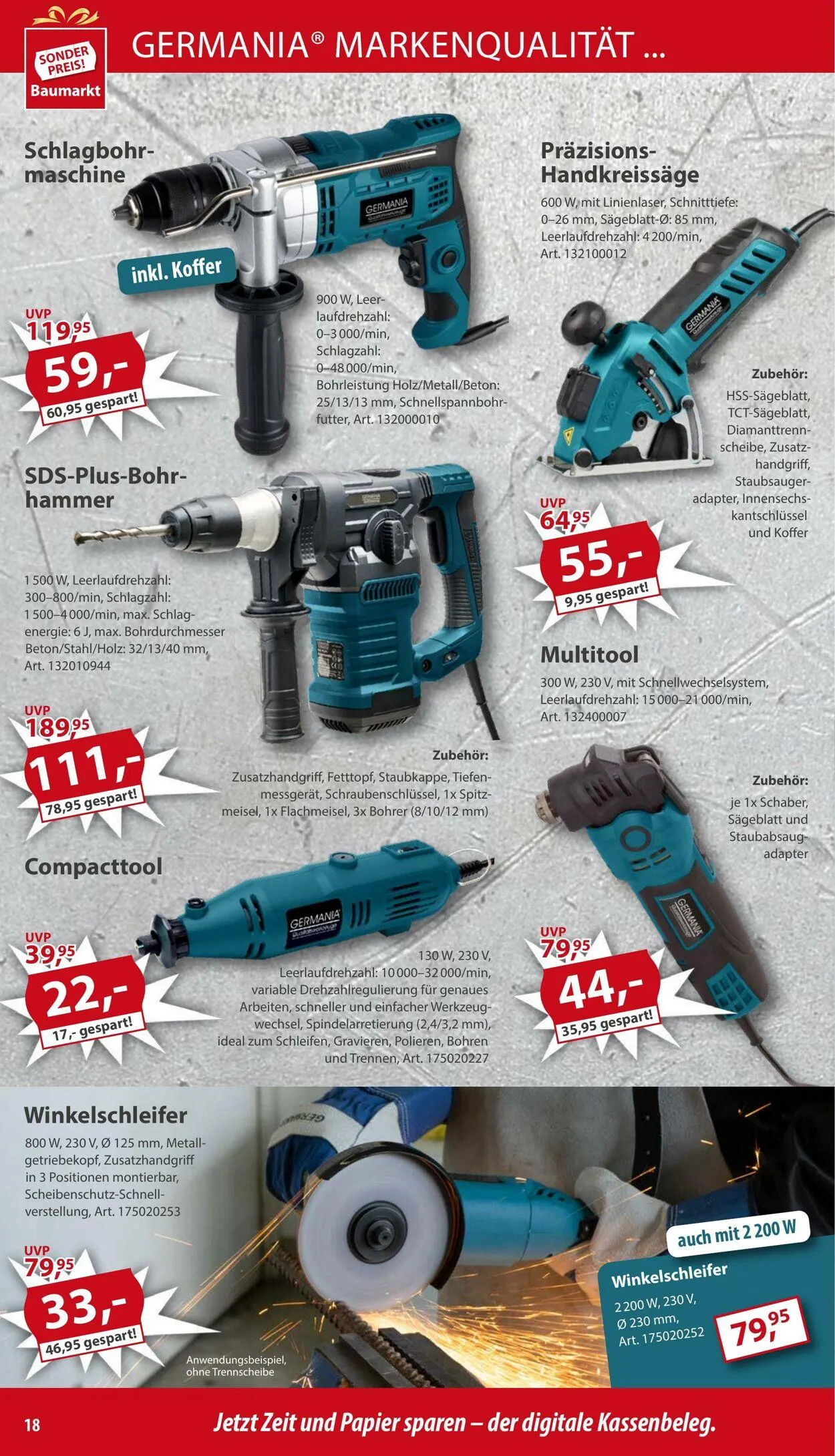 Sonderpreis Baumarkt Aktueller Prospekt von 26. April bis 10. Mai 2025 - Prospekt seite 18