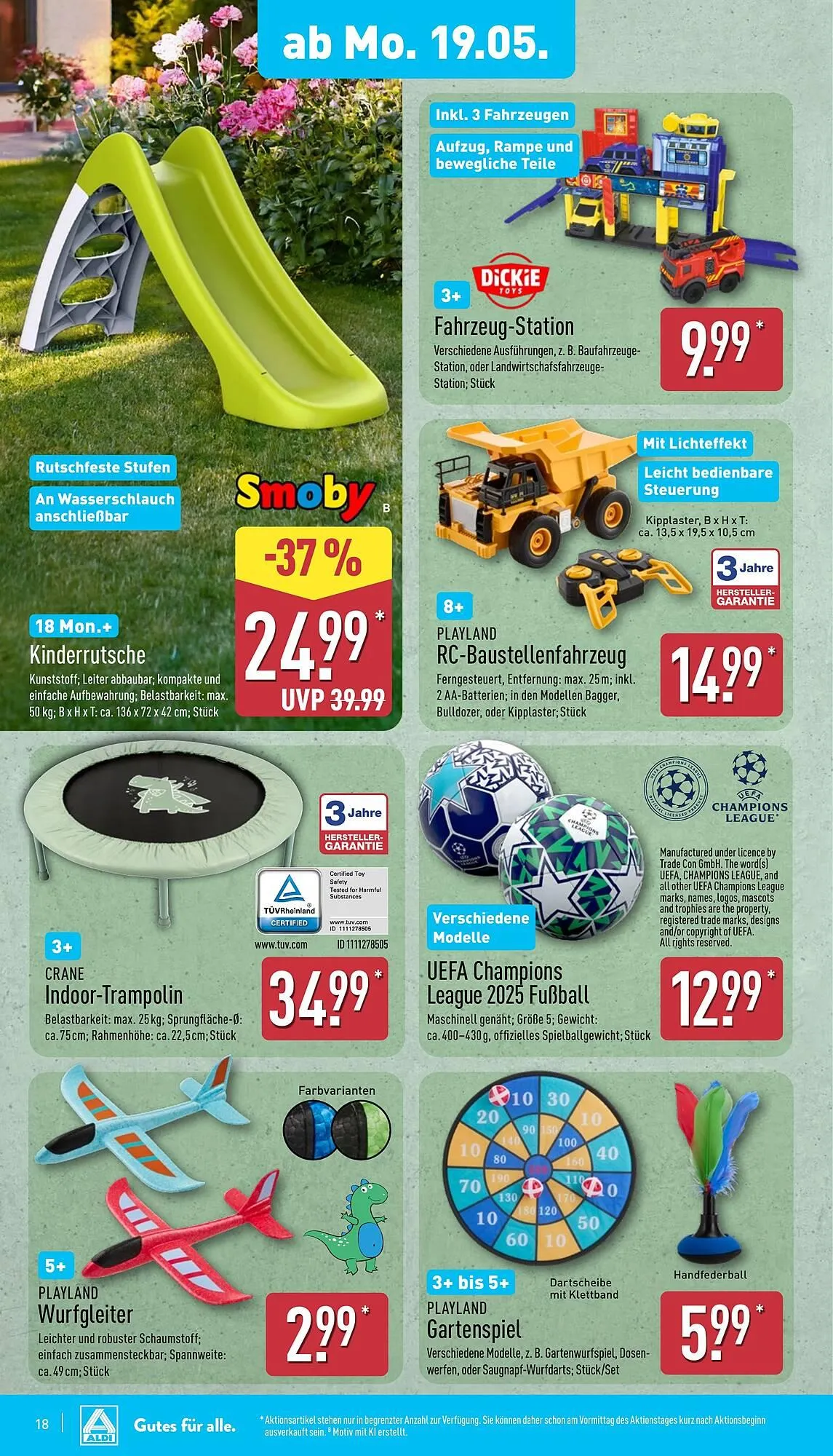 Aldi Nord Prospekt von 19. Mai bis 25. Mai 2025 - Prospekt seite 22