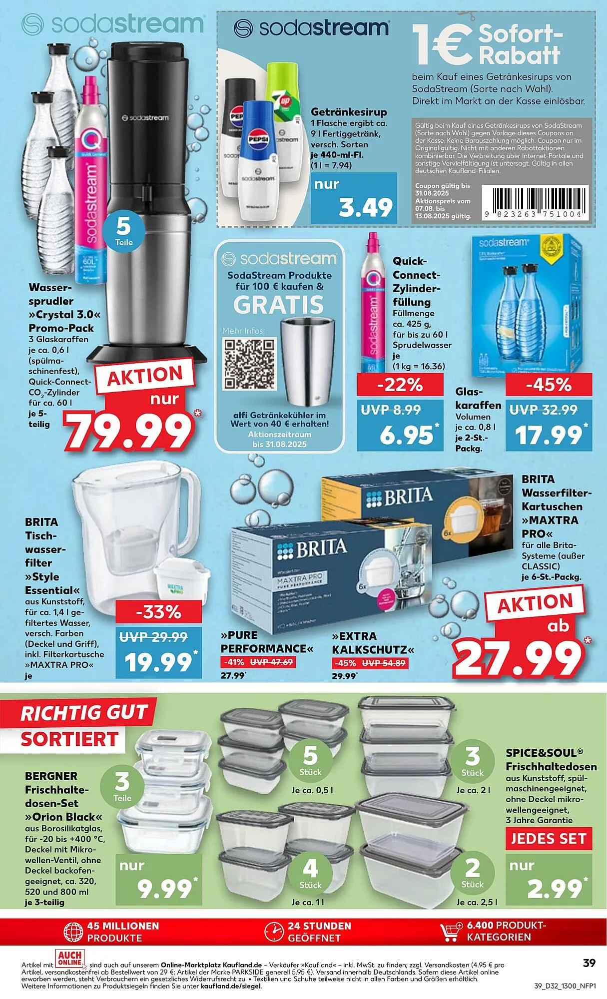 Kaufland Prospekt von 7. August bis 13. August 2025 - Prospekt seite 39