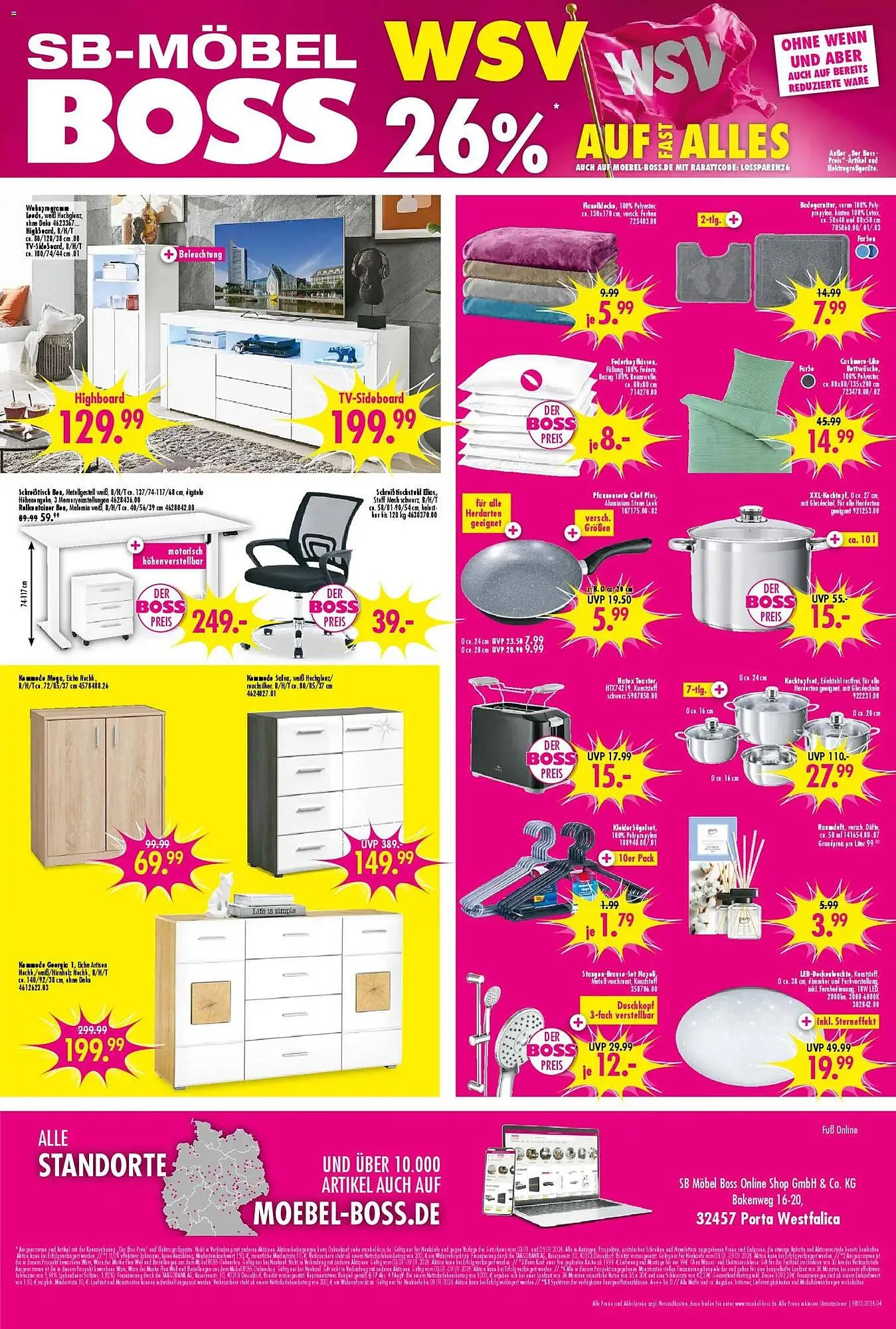 Möbel Boss Prospekt von 3. Januar bis 9. Januar 2026 - Prospekt seite 4