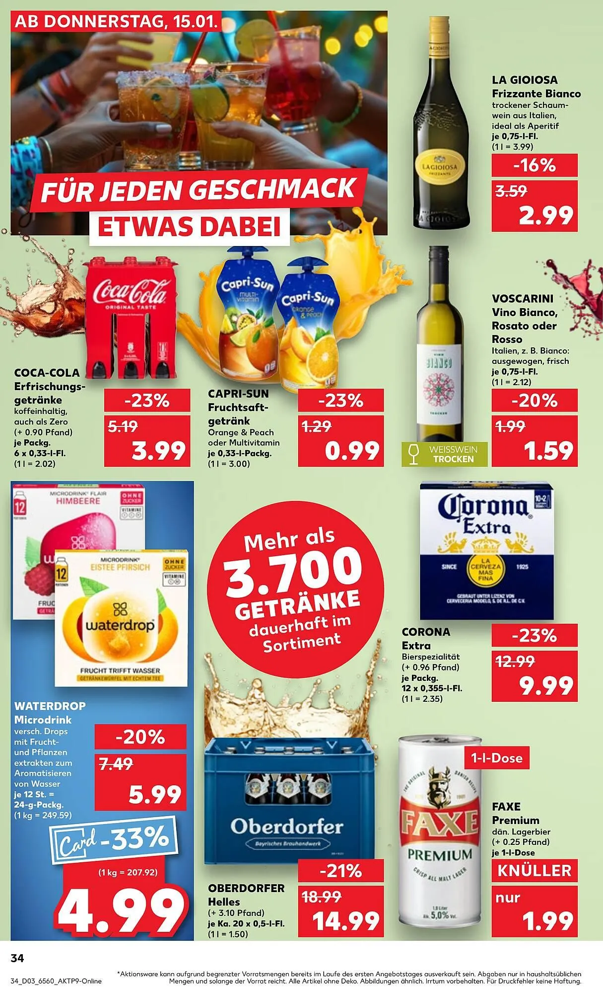 Kaufland Prospekt von 15. Januar bis 21. Januar 2026 - Prospekt seite 34