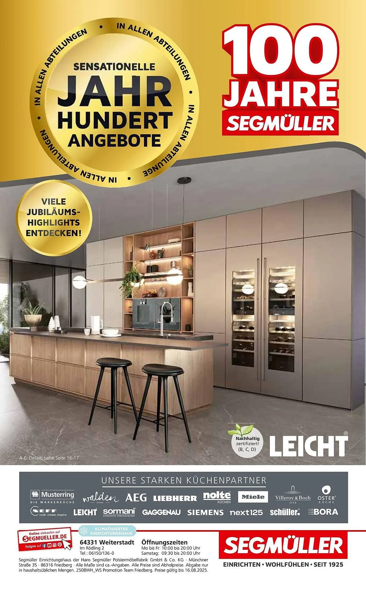 Segmüller Prospekt von 2. August bis 16. August 2025 - Prospekt seite 20