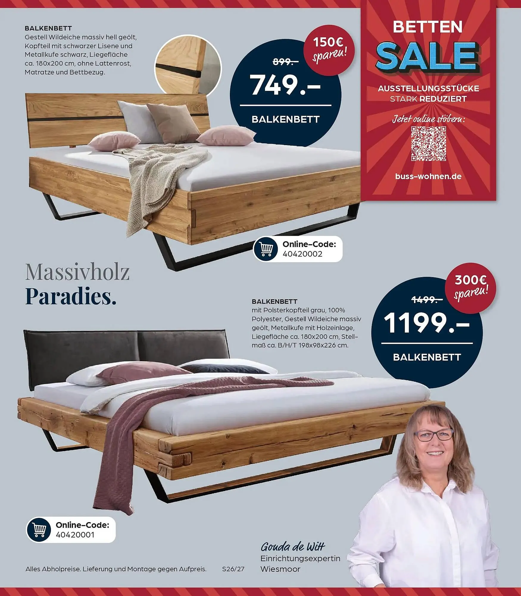 Möbel Buss Prospekt von 16. Januar bis 29. Januar 2026 - Prospekt seite 27