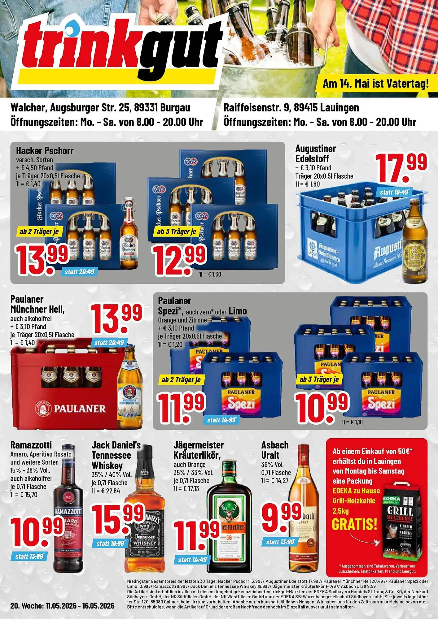 Trinkgut Prospekt von 10. Mai bis 16. Mai 2026 - Prospekt seite 1