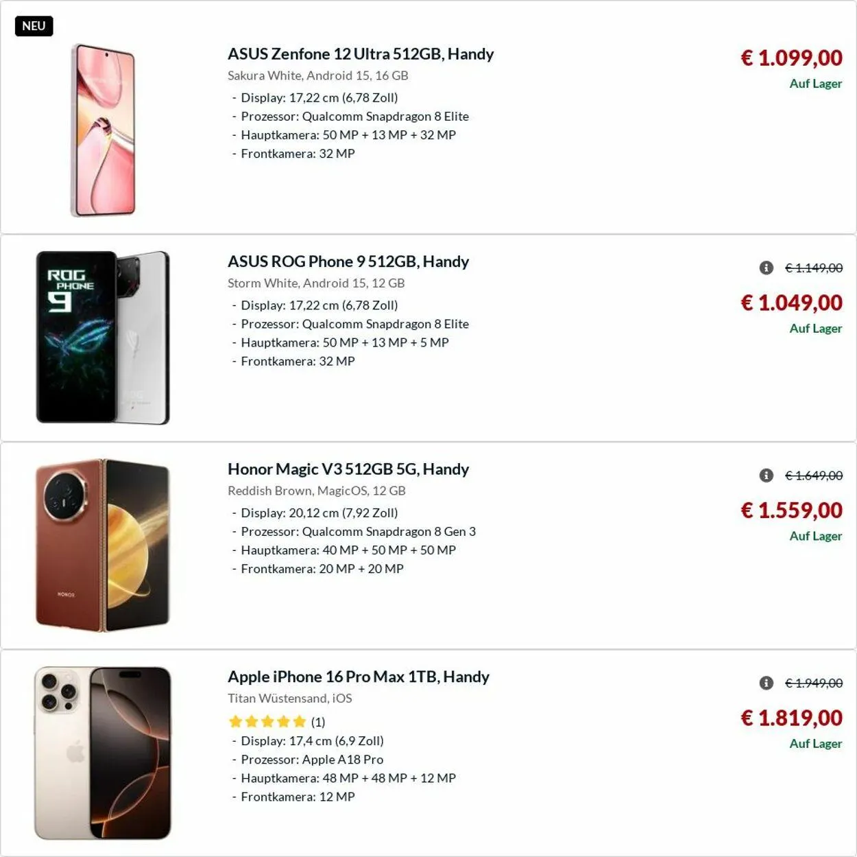 Alternate von 24. März bis 2. April 2025 - Prospekt seite 103