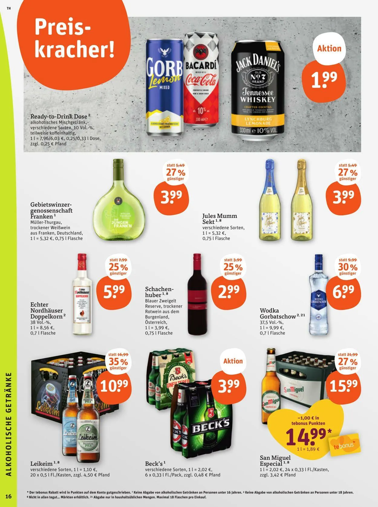 Tegut Aktueller Prospekt von 2. Juni bis 8. Juni 2025 - Prospekt seite 18