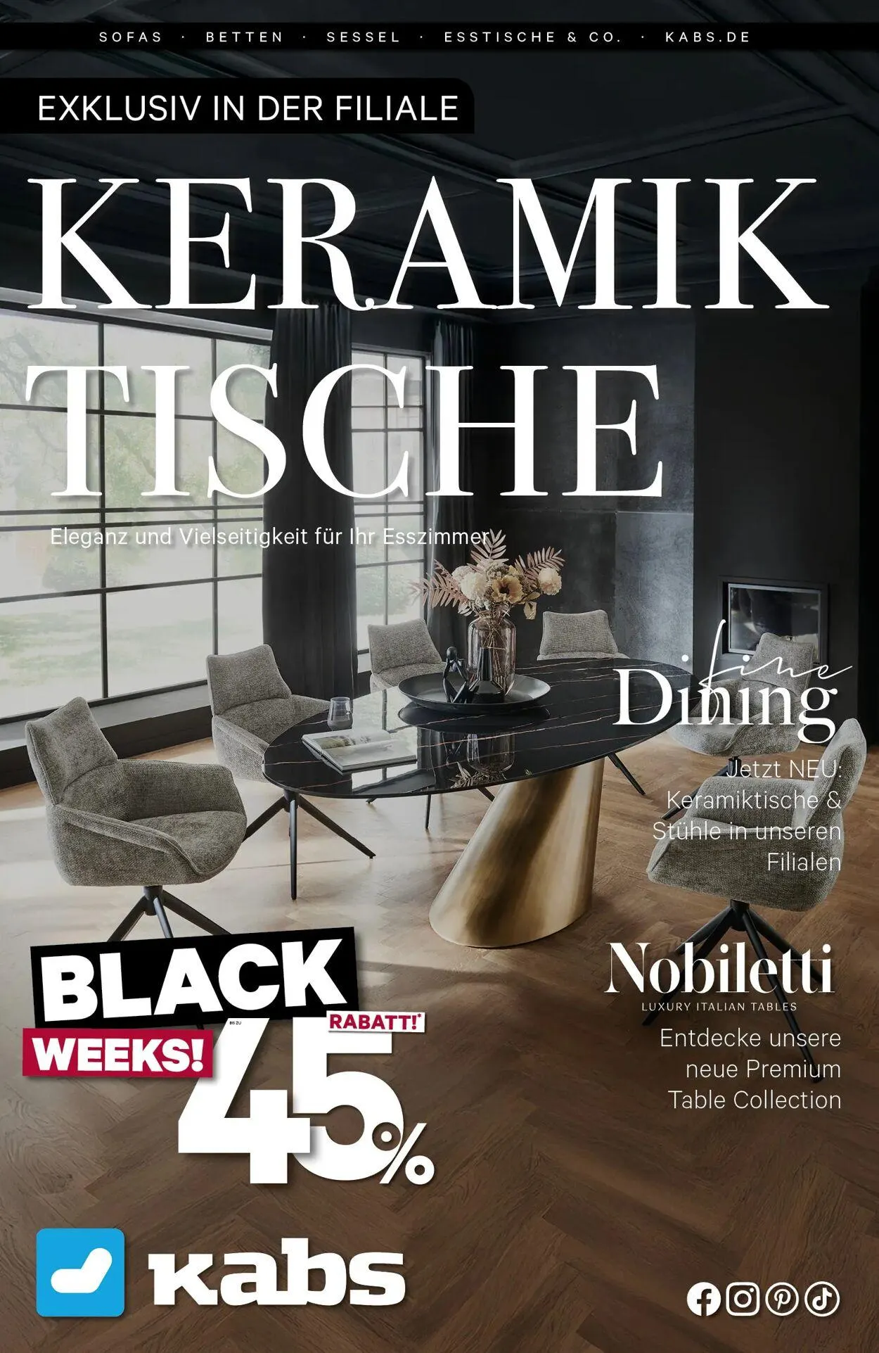 Kabs Aktueller Prospekt von 24. Oktober bis 2. Dezember 2025 - Prospekt seite 1