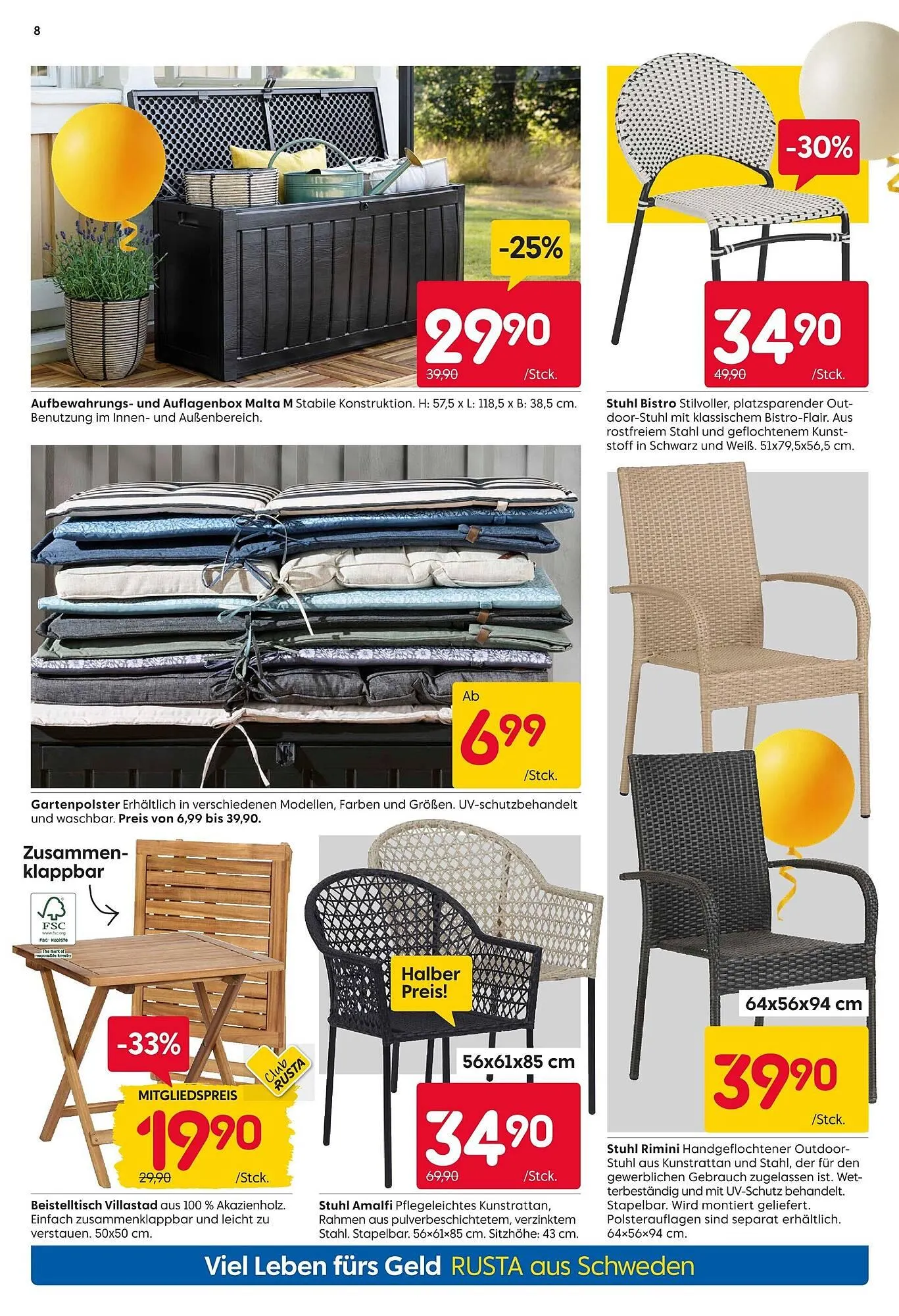 Rusta Prospekt von 11. April bis 17. April 2026 - Prospekt seite 8