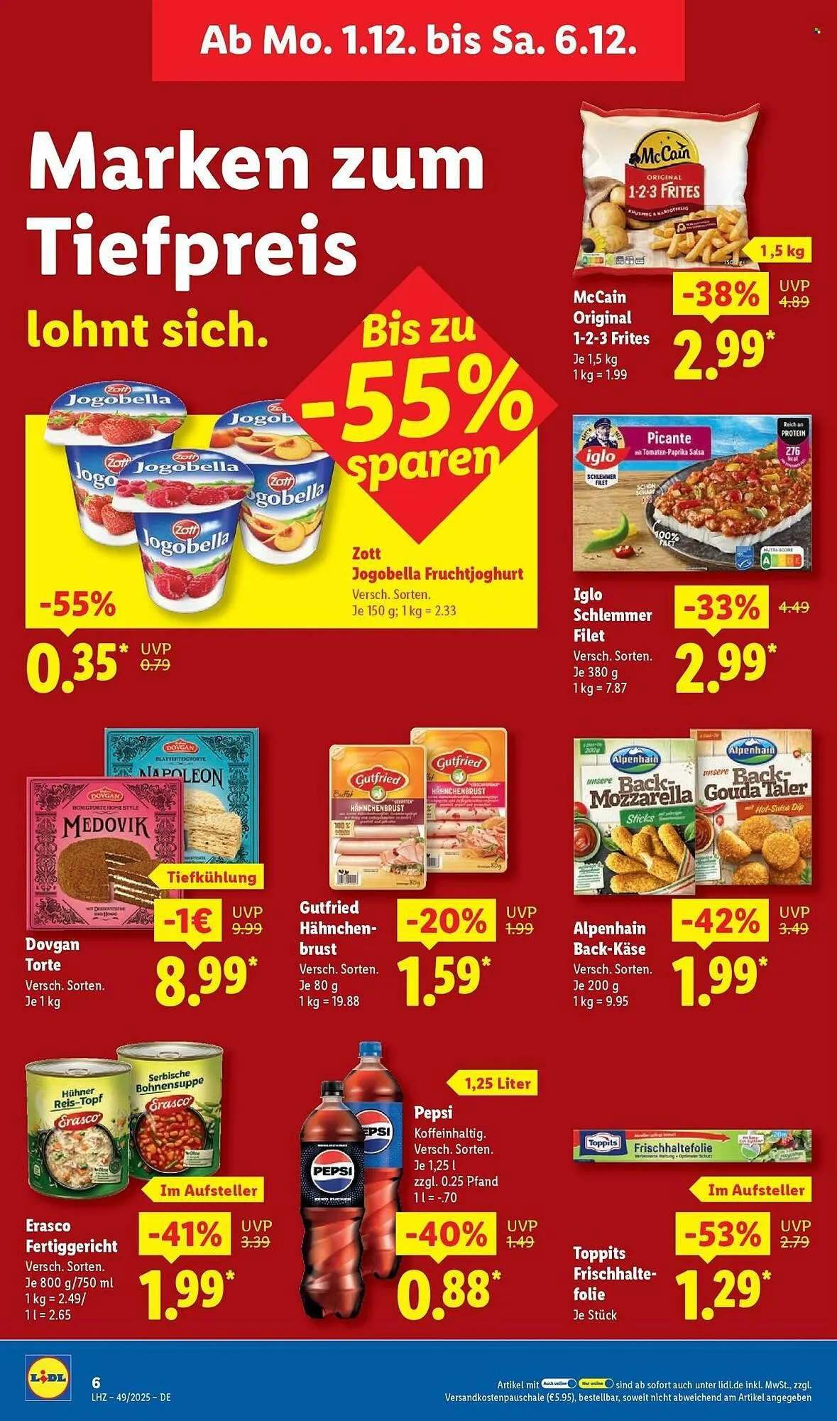 Lidl Prospekt von 1. Dezember bis 6. Dezember 2025 - Prospekt seite 10