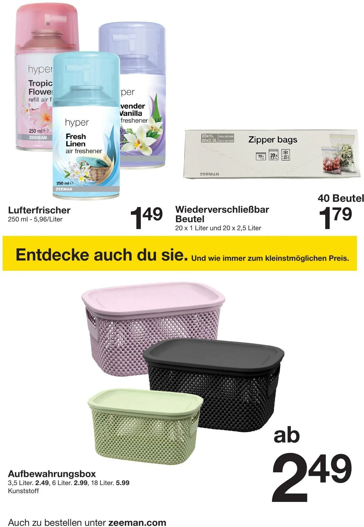 Zeeman Aktueller Prospekt von 13. November bis 27. November 2025 - Prospekt seite 22