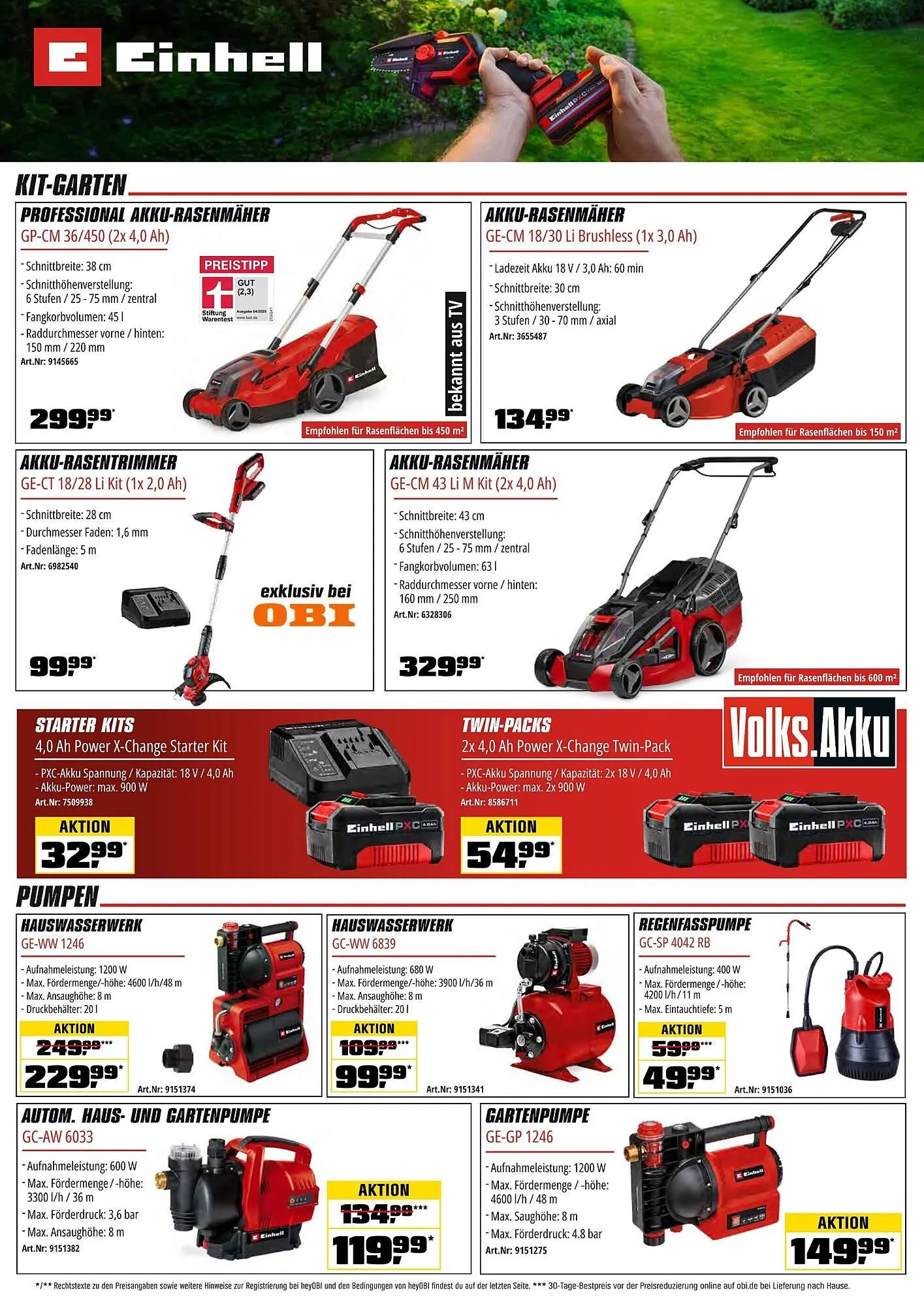 OBI Prospekt von 27. März bis 30. April 2026 - Prospekt seite 17