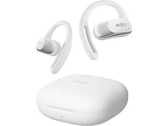 SHOKZ OpenFit Air, Open-ear Kopfhörer Bluetooth Weiß