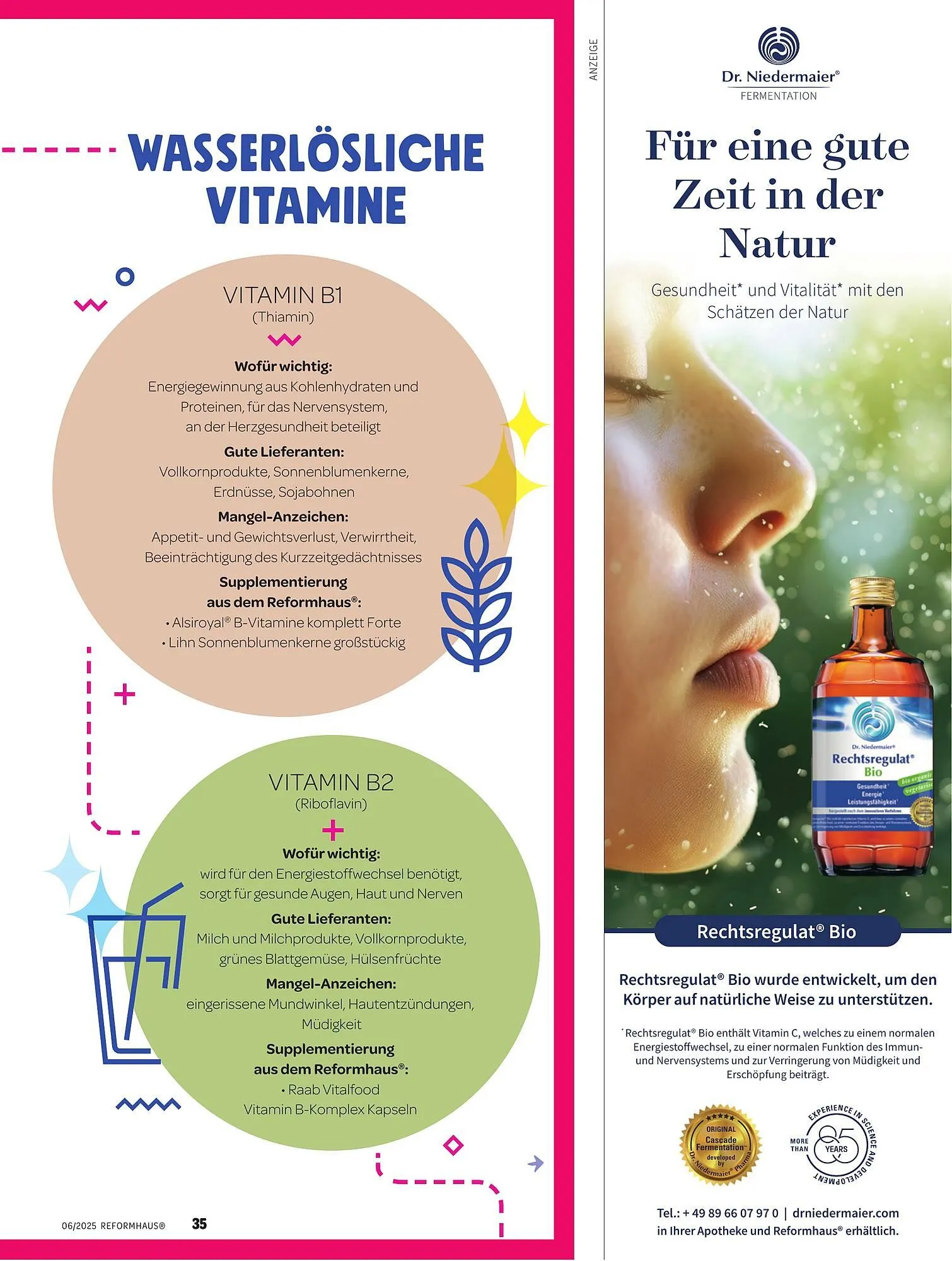 Reformhaus Prospekt von 1. Juni bis 30. Juni 2025 - Prospekt seite 35