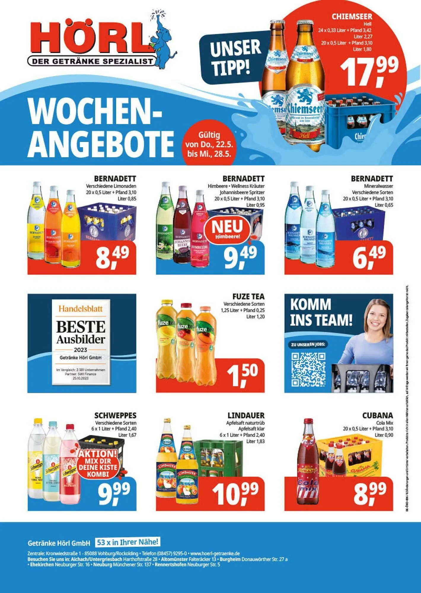 Hörl Getränke Prospekt von 22. Mai bis 28. Mai 2025 - Prospekt seite 2