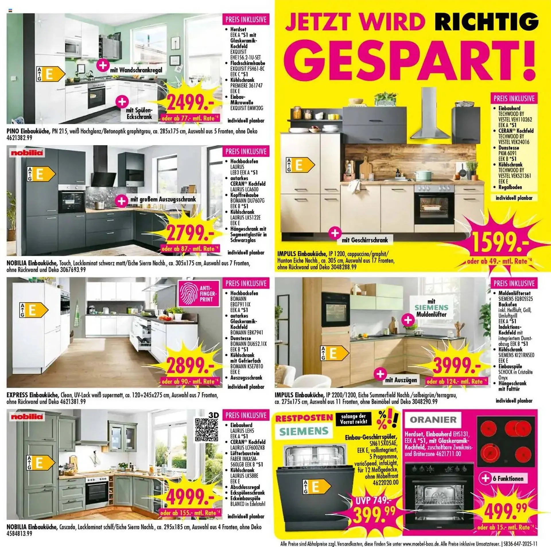 Möbel Boss Prospekt von 30. August bis 5. September 2025 - Prospekt seite 11