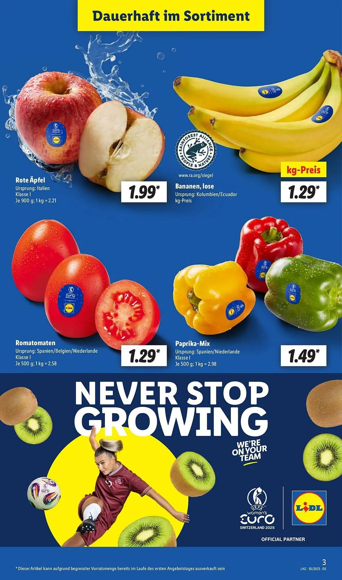 Lidl Prospekt von 21. Juli bis 26. Juli 2025 - Prospekt seite 3