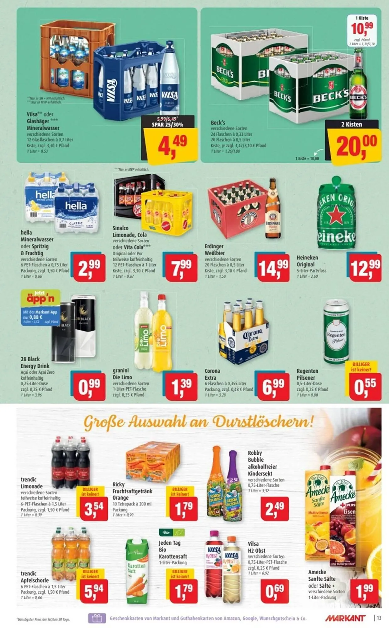 Markant Prospekt von 26. Oktober bis 9. November 2025 - Prospekt seite 13