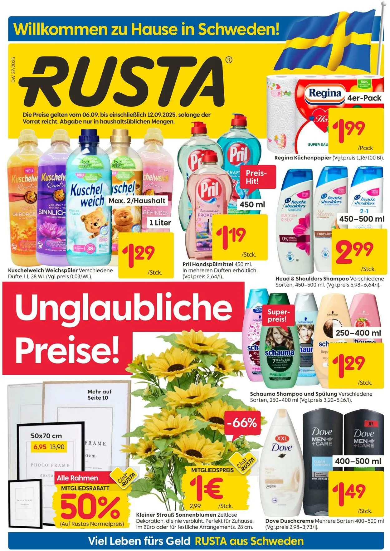 Rusta von 9. September bis 23. September 2025 - Prospekt seite 1
