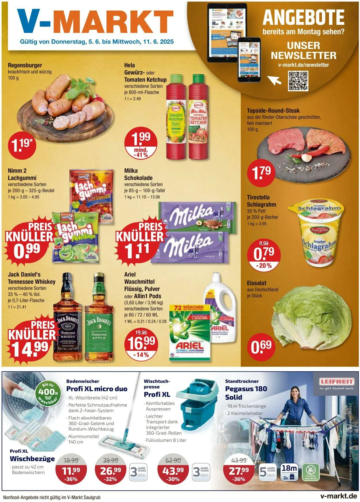 V-Markt Aktueller Prospekt von 5. Juni bis 11. Juni 2025 - Prospekt seite 1