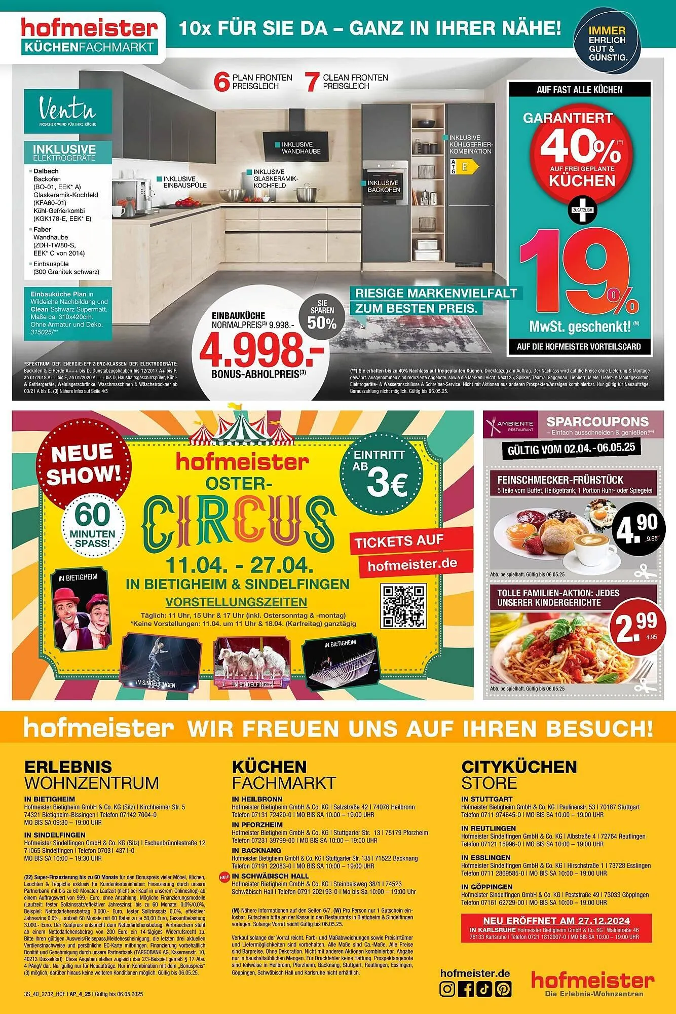 Hofmeister Prospekt von 18. April bis 6. Mai 2025 - Prospekt seite 8