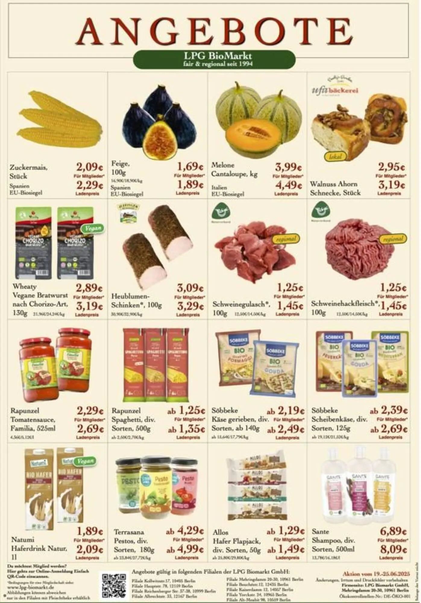 LPG Biomarkt Prospekt von 19. Juni bis 25. Juni 2025 - Prospekt seite 2