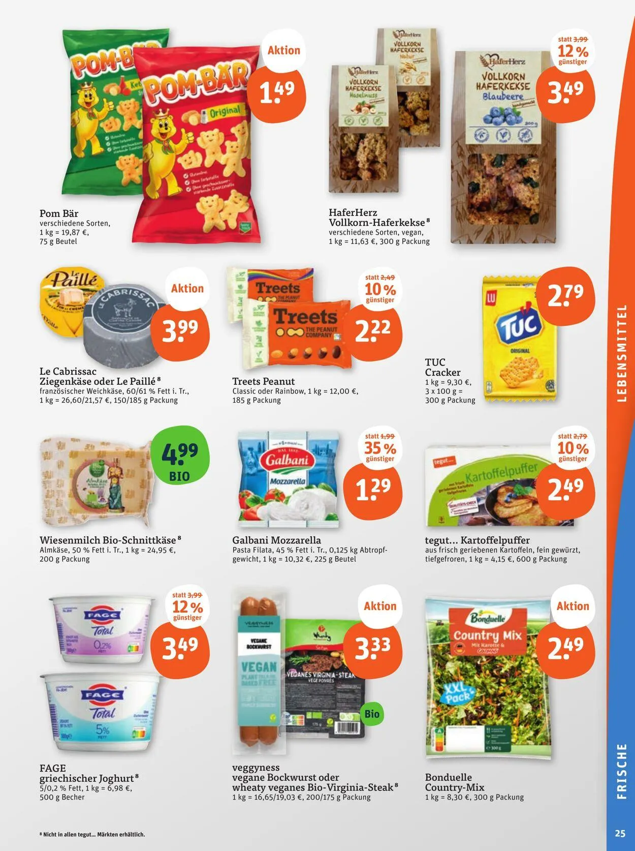 Tegut Aktueller Prospekt von 21. Juli bis 27. Juli 2025 - Prospekt seite 27