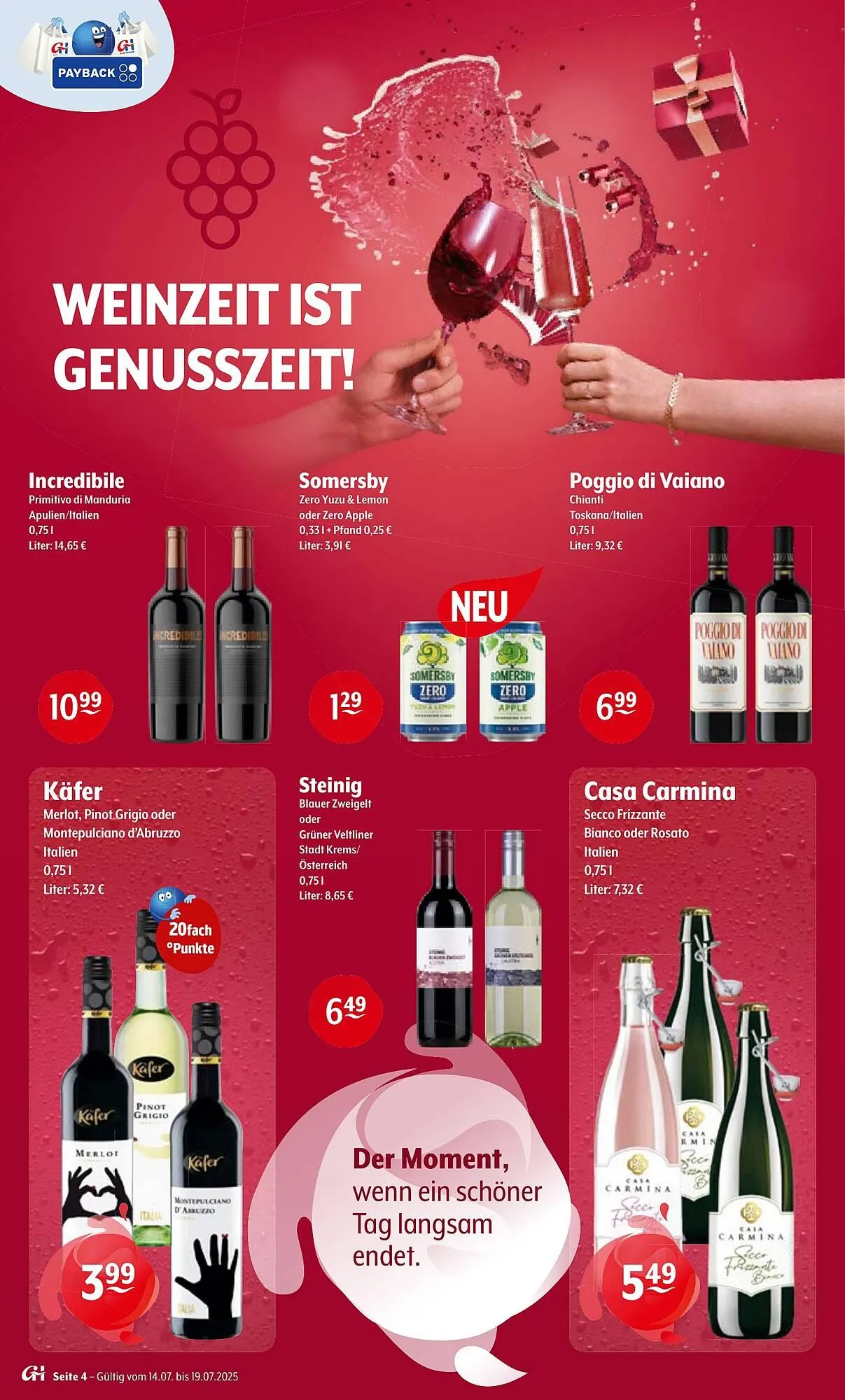 Getränke Hoffmann Prospekt von 14. Juli bis 19. Juli 2025 - Prospekt seite 4