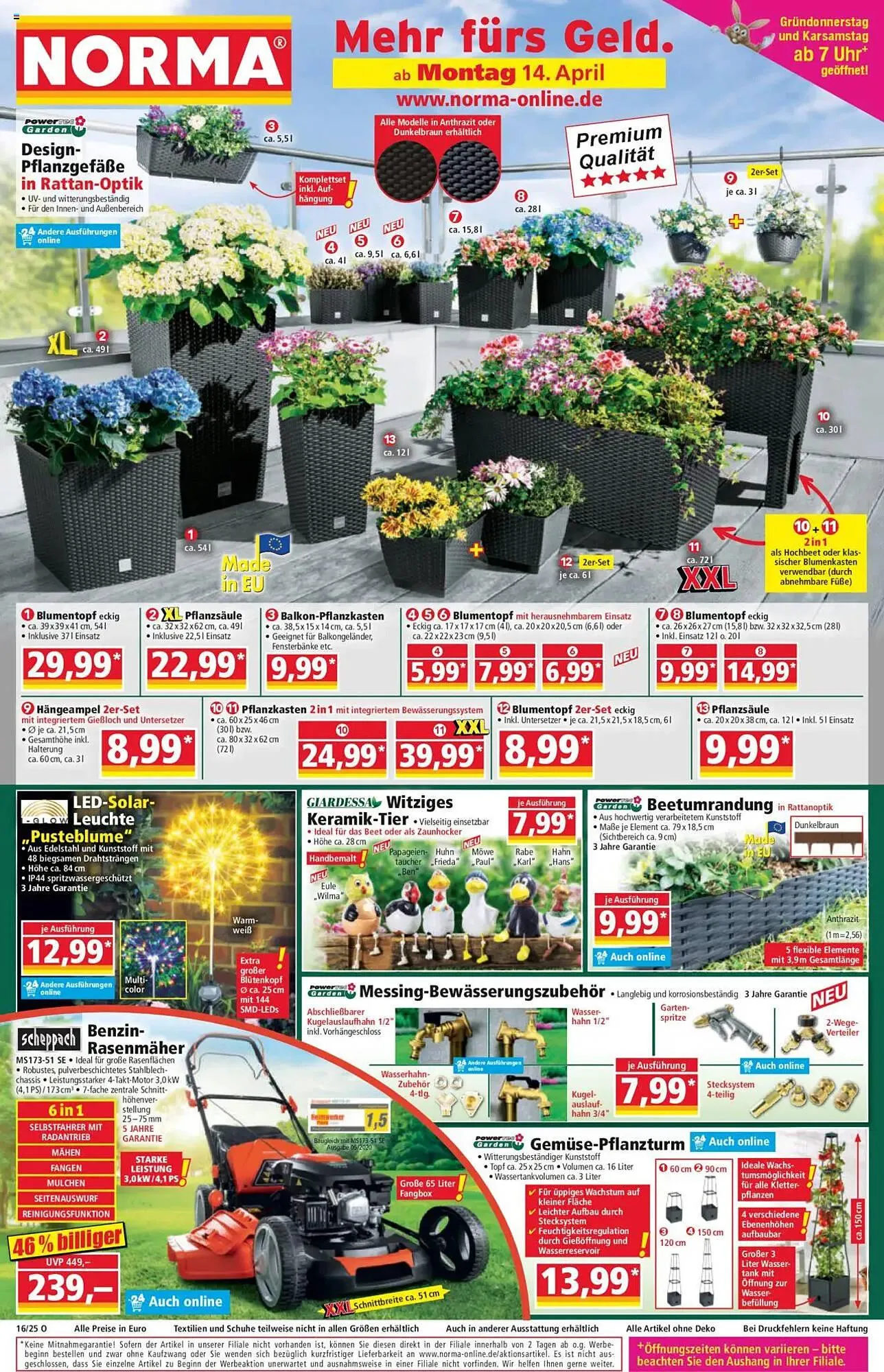 Norma Prospekt von 14. April bis 20. April 2025 - Prospekt seite 1