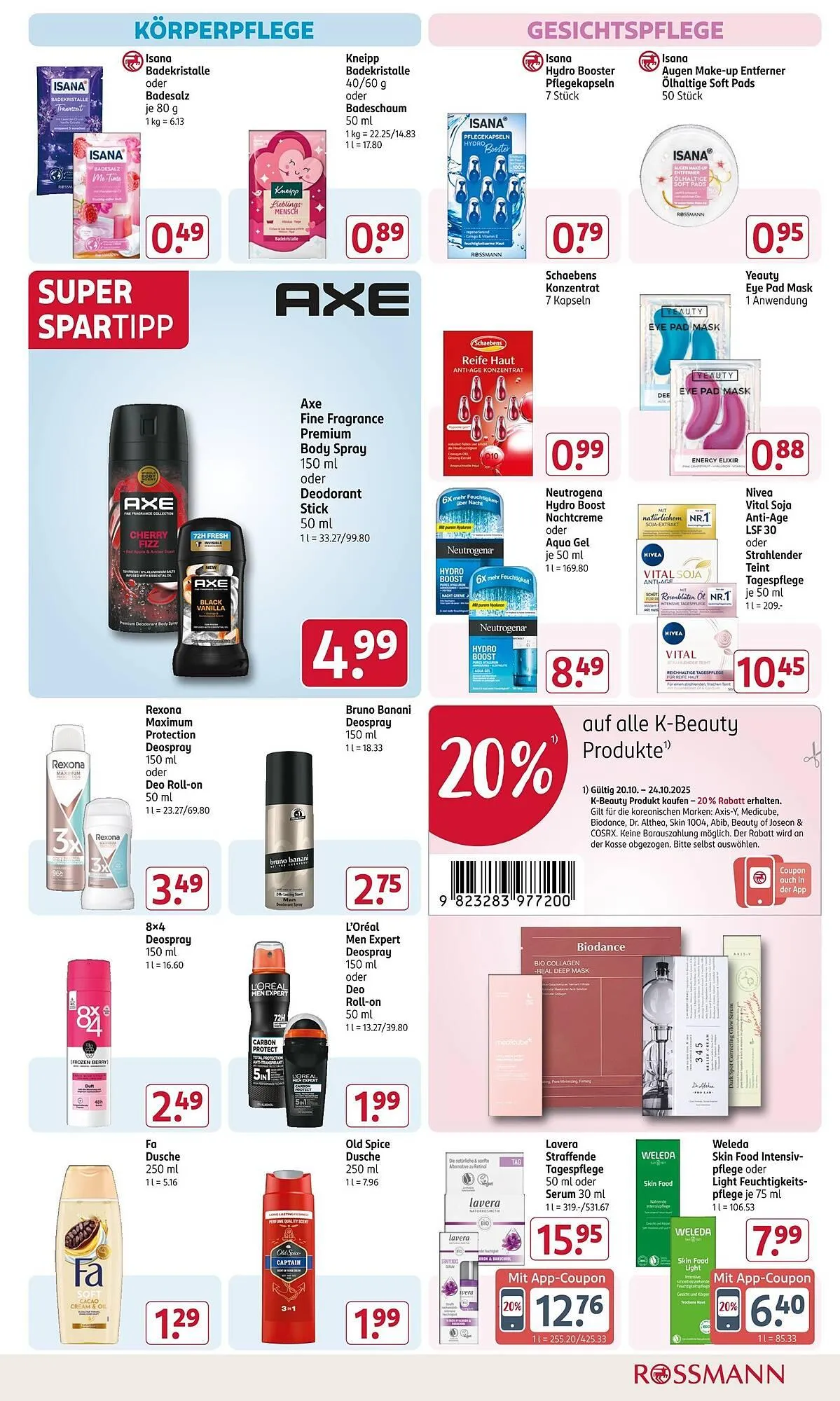 Rossmann Prospekt von 20. Oktober bis 24. Oktober 2025 - Prospekt seite 9