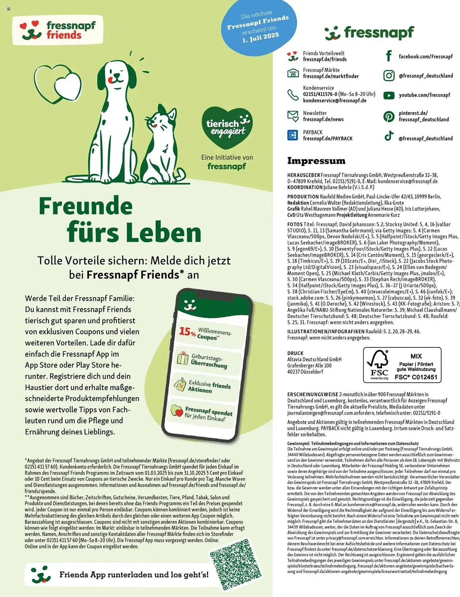 Fressnapf Prospekt von 1. Mai bis 30. Juni 2025 - Prospekt seite 54