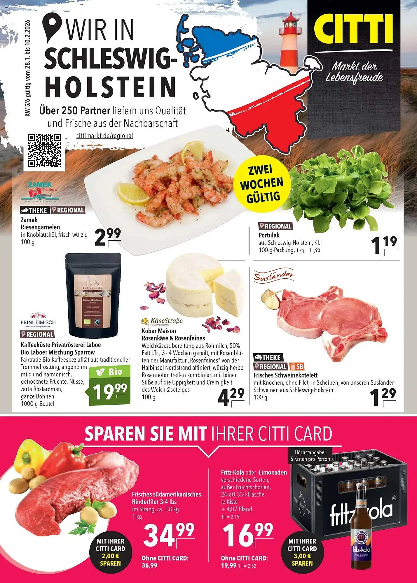 CITTI Markt Prospekt von 28. Januar bis 10. Februar 2026 - Prospekt seite 1